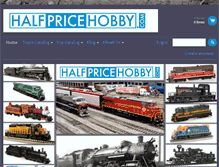 Tablet Screenshot of halfpricehobby.com